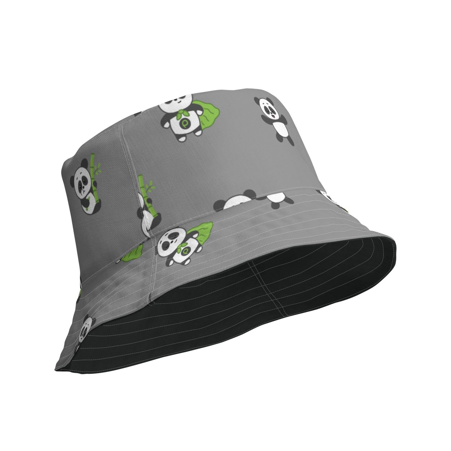 Super panda dvipusė bucket-hat